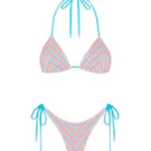 TRIANGL VINCA- sherbet stripe swim suit